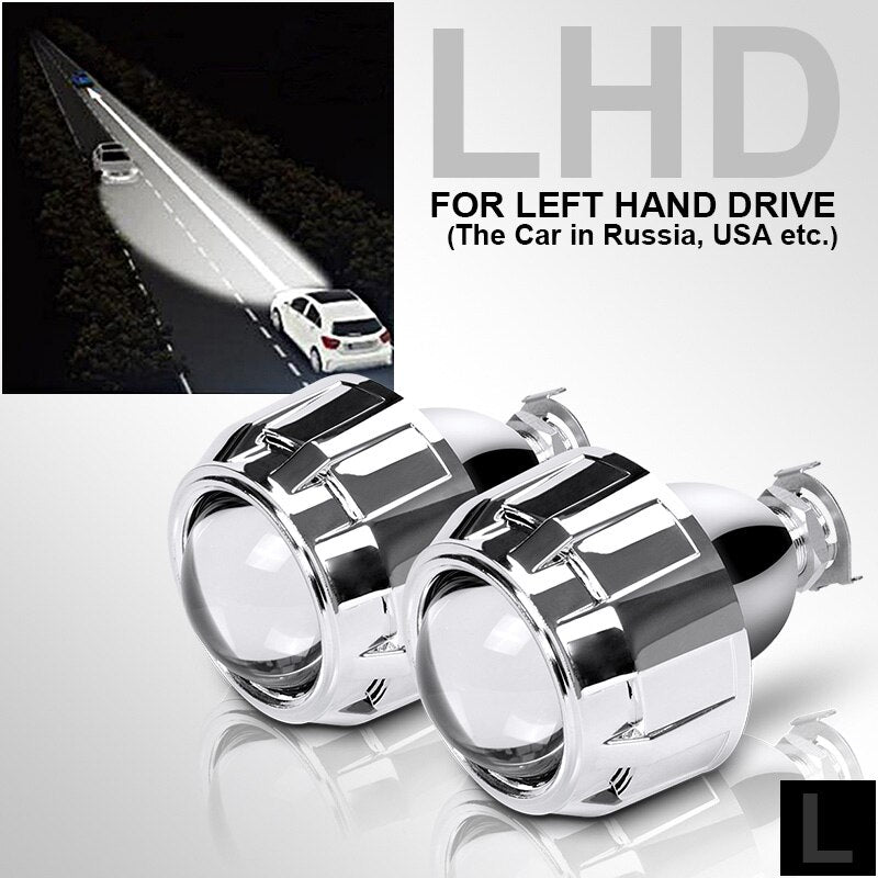 Bi‑Xenon HID Projector Lenses — Sharper Night Vision