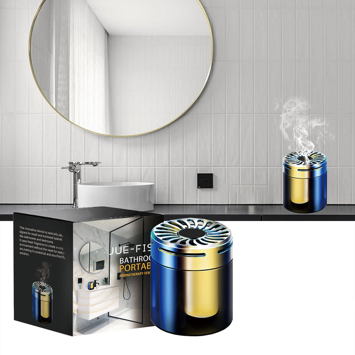 Portable Bathroom Ventilator for Quiet Fresh Fragrance