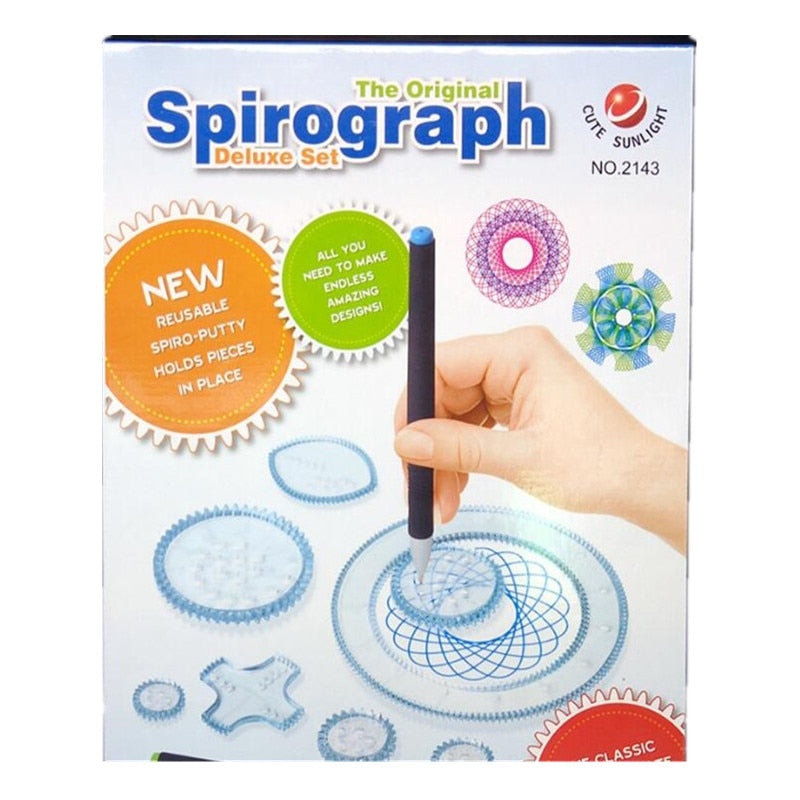 22-Piece Spirograph Drawing Set for Endless Designs