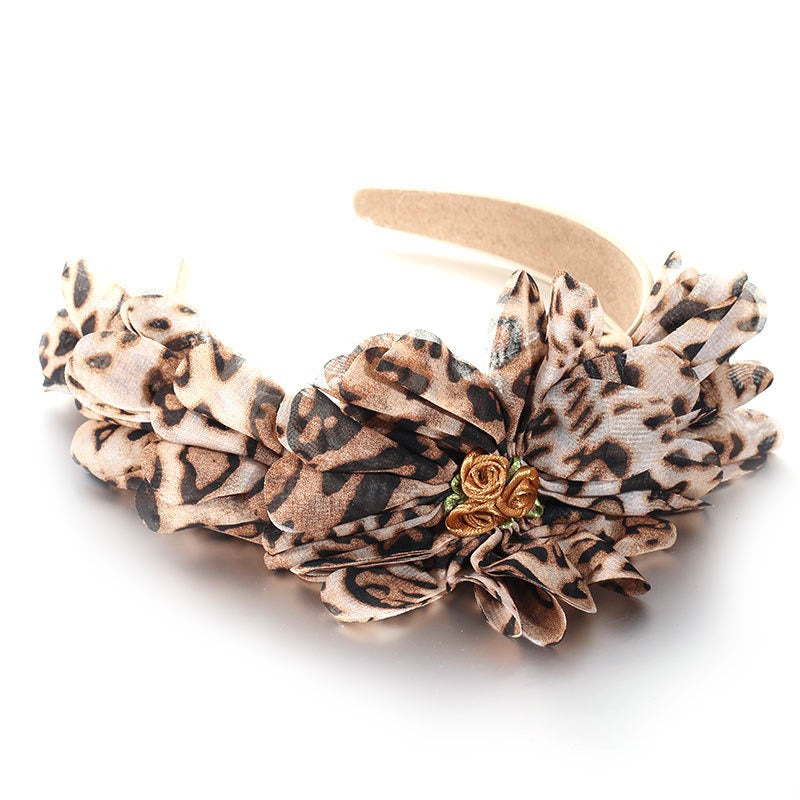 Oversized Floral Statement Headband for Colorful Style