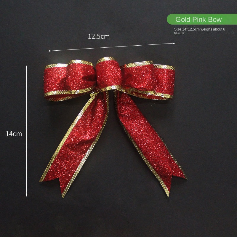 3D Christmas Tree Bow Ornament for Festive Displays