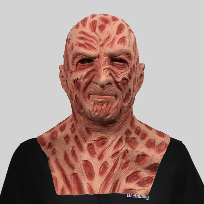 Freddy-Style Horror Mask for Full-Head Transformation
