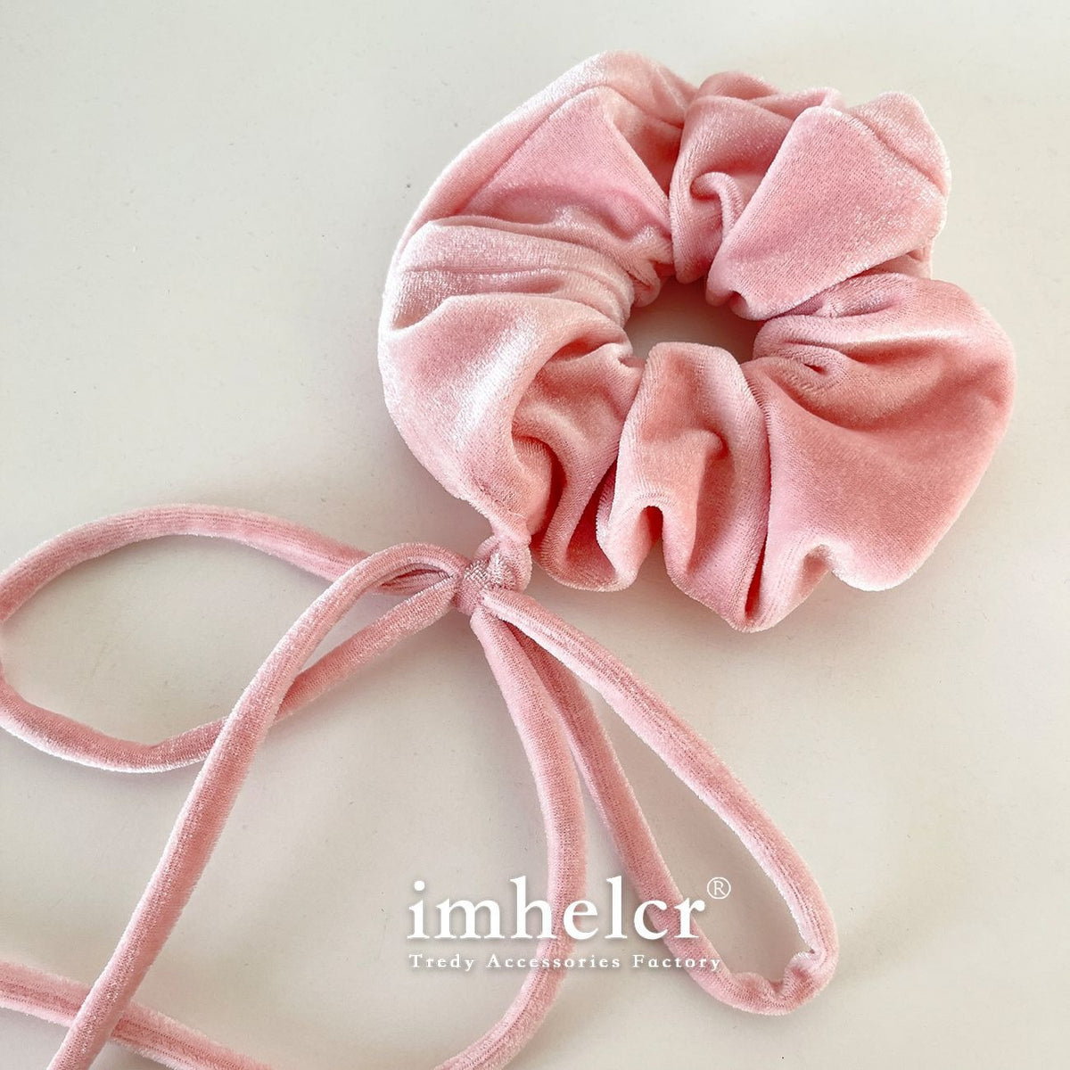 Large Velvet Bow Hair Tie for Vintage Everyday Style