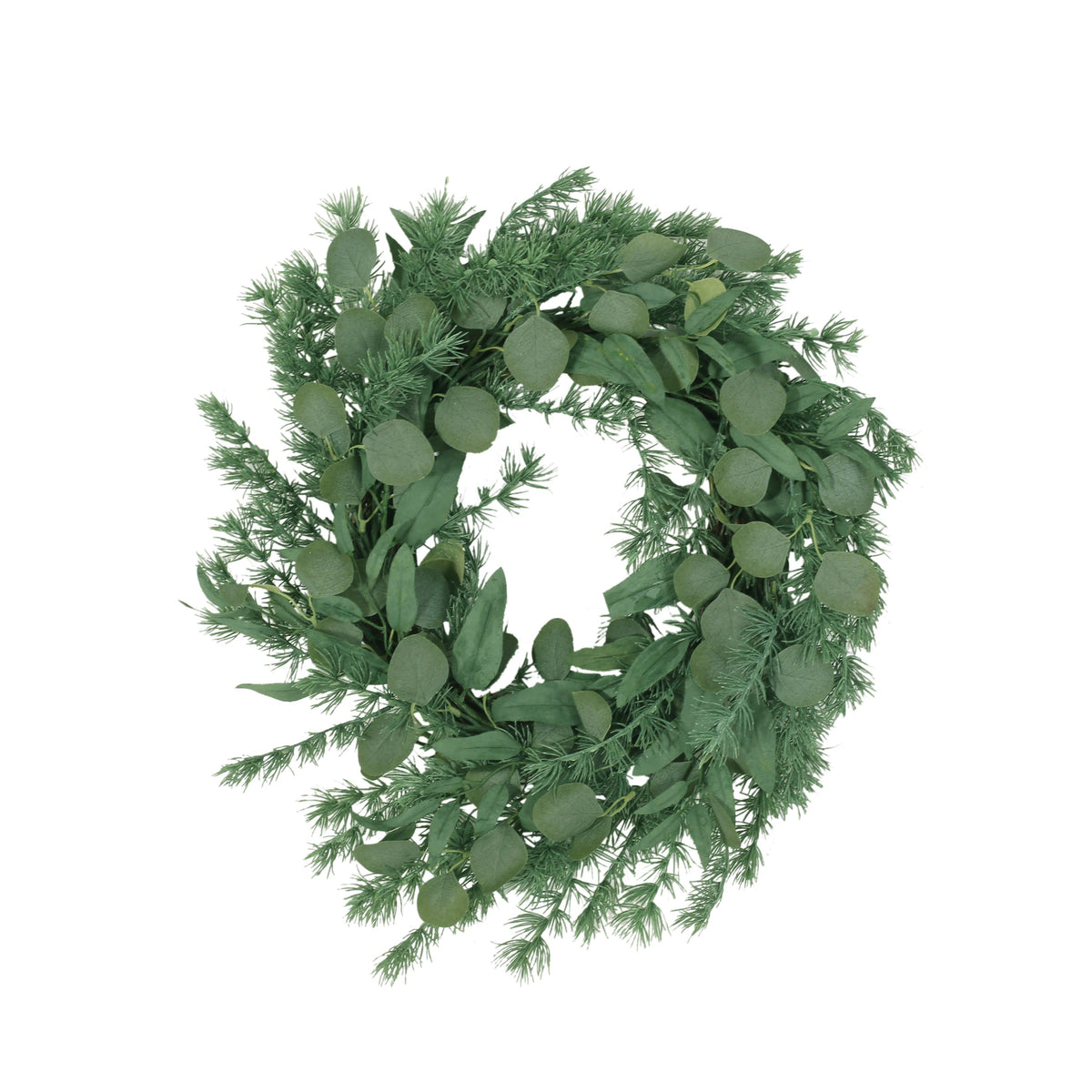 24.5-Inch Artificial Greenery Wreath for Year-Round Style