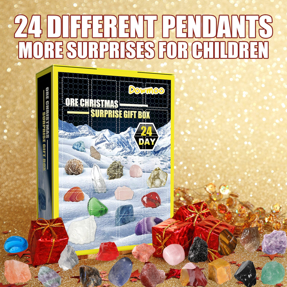 24-Day Mineral Surprise Gift Box Christmas Countdown
