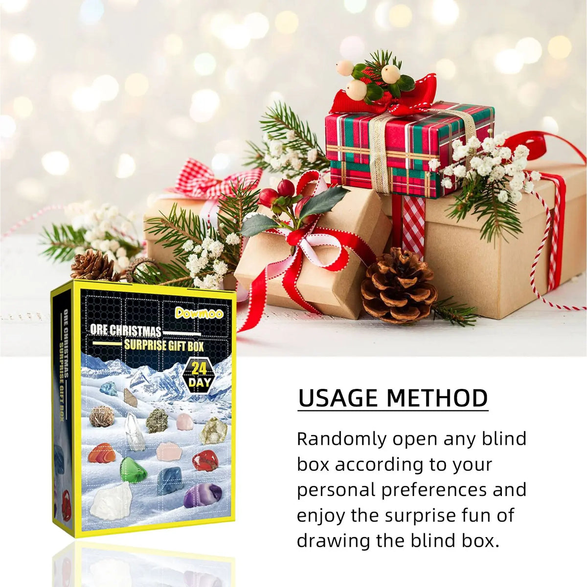 24-Day Mineral Surprise Gift Box Christmas Countdown