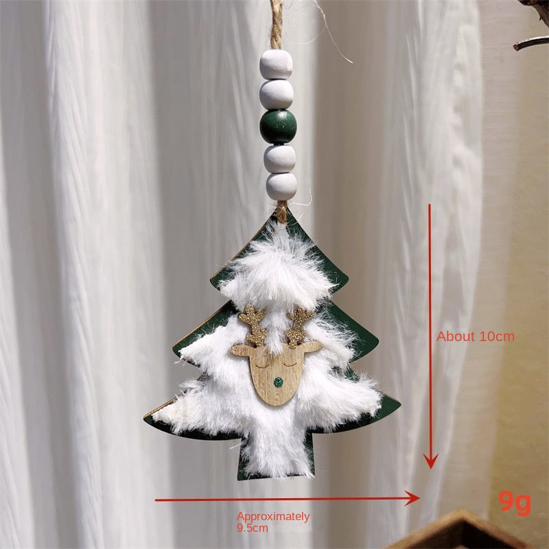 Wooden Christmas Ornaments for Cozy Nordic Charm Decor