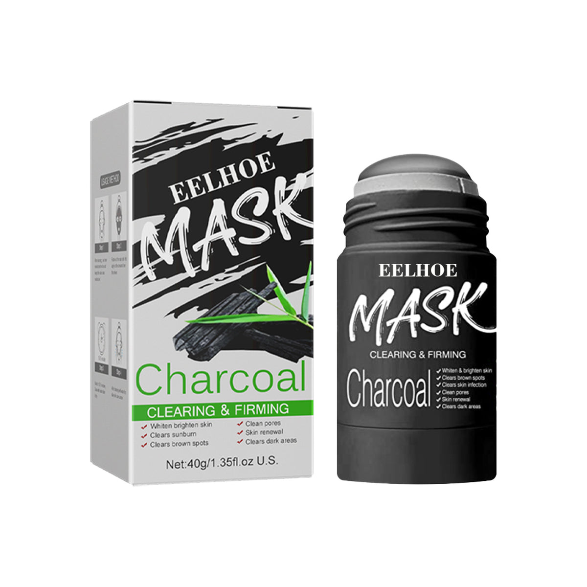 Solid Mud Mask Stick Trio for Oil Control & Glow