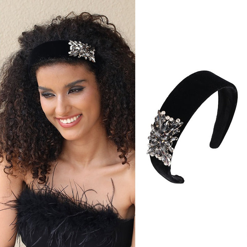 Wide Rhinestone Headband for Instant Everyday Glamour