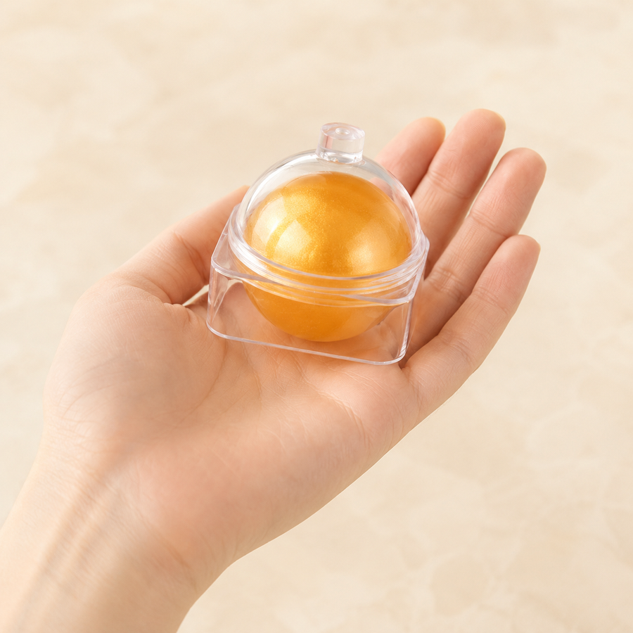 24K Gold Crystal Jelly Ball Soap — Deep Cleanse & Brighten