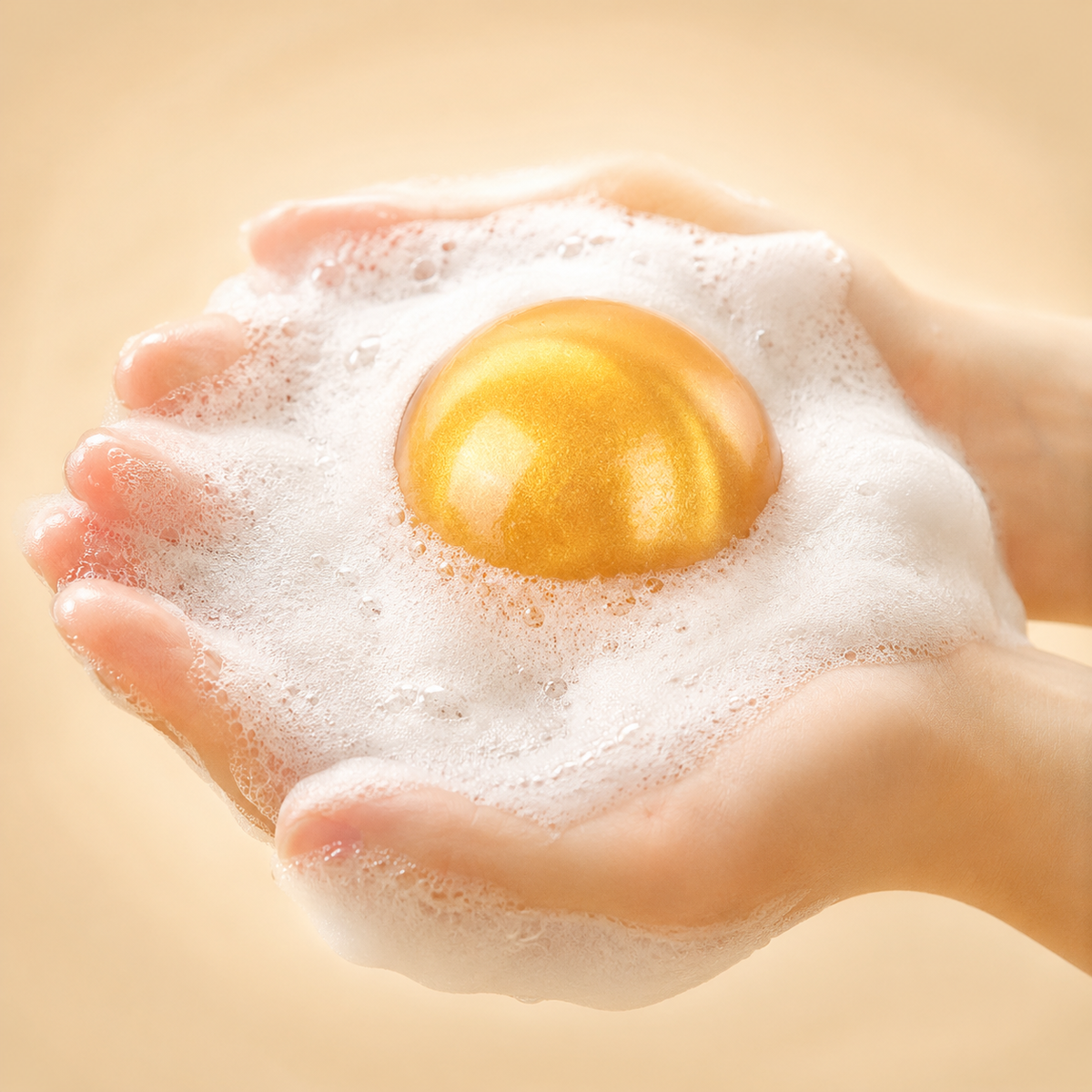 24K Gold Crystal Jelly Ball Soap — Deep Cleanse & Brighten