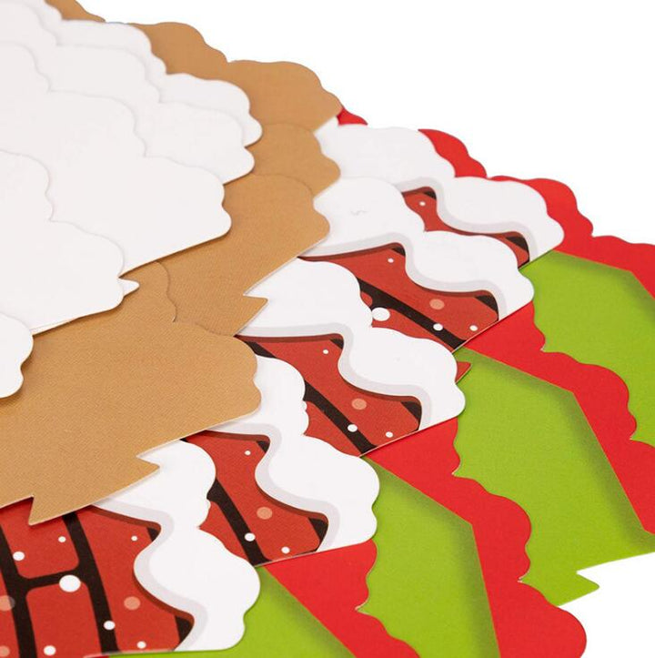 Christmas Cupcake Toppers & Wrappers Set, 24-Piece