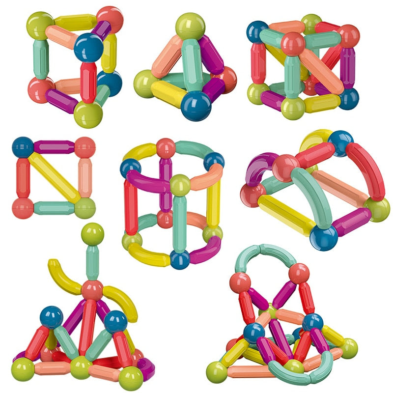 Magnetic Building Blocks for Creative STEM Construction