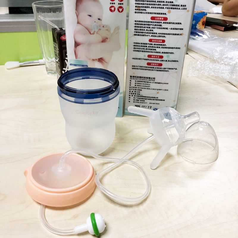 Silicone Sippy Cup 250ml for Independent Baby Drinking