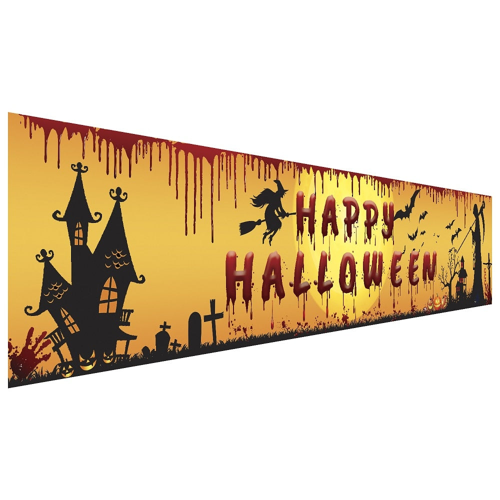 Halloween Backdrop Banner for an Instant Spooky Scene