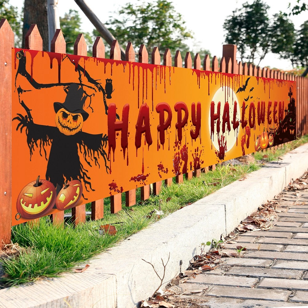 Halloween Backdrop Banner for an Instant Spooky Scene