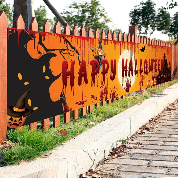 Halloween Backdrop Banner for an Instant Spooky Scene