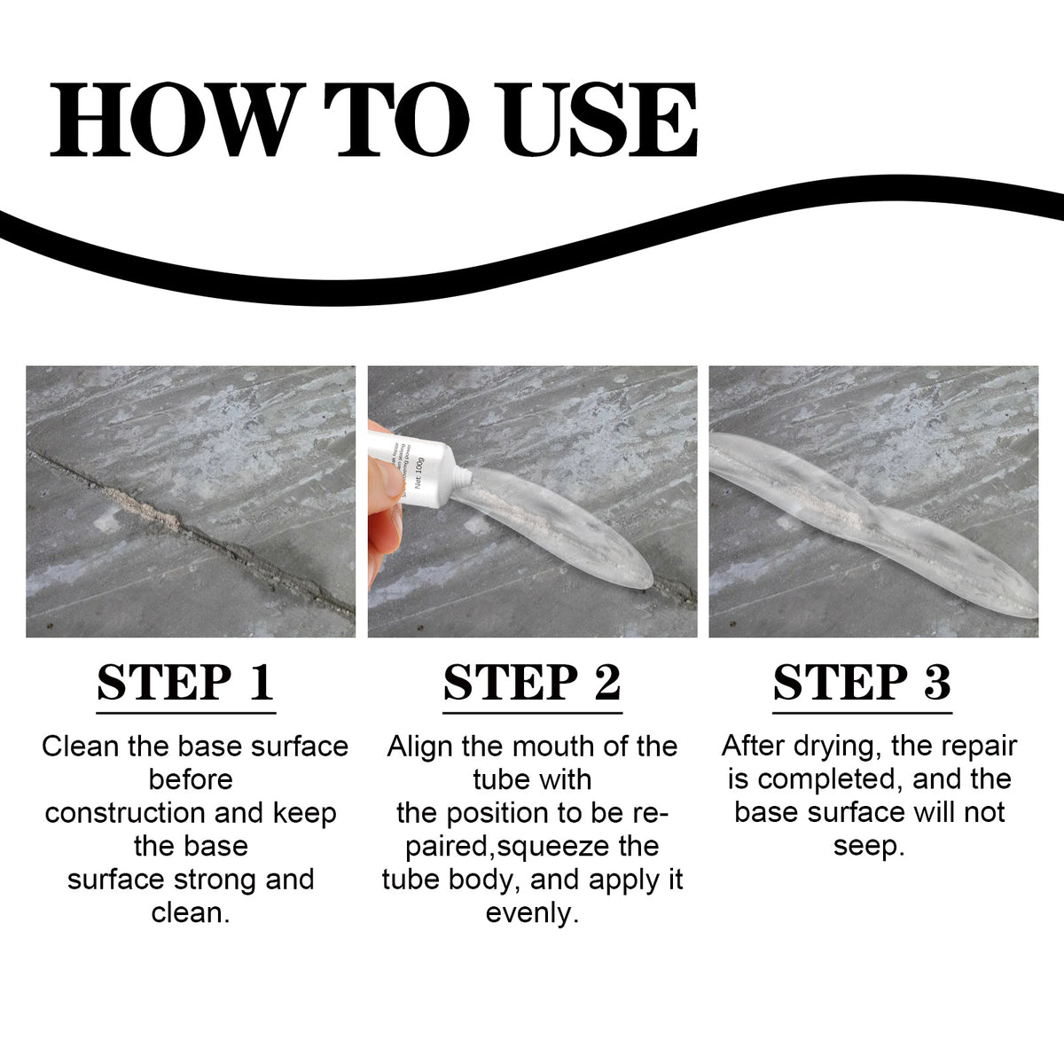 Waterproof Wall Repair Plaster for Household Leak Sealing