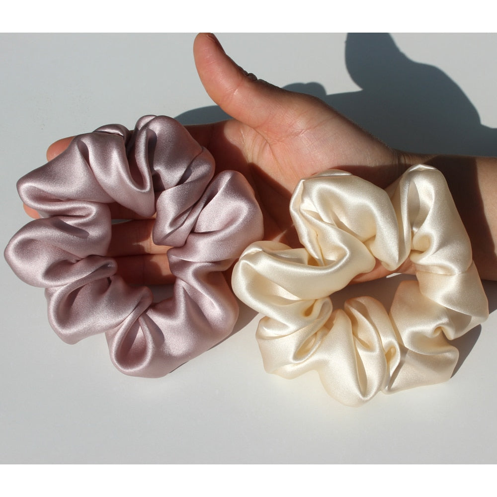 Pure Silk Scrunchie Set for Elegant Everyday Hairstyles