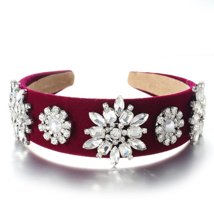 Velvet Pearl Headband for Effortless Occasion Glamour