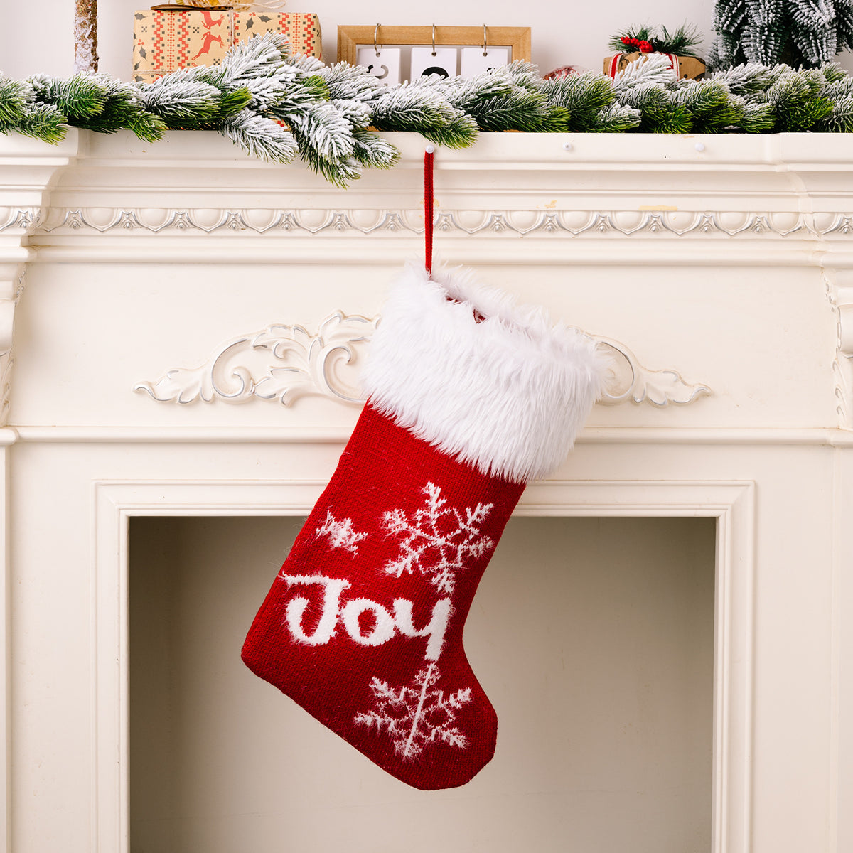 Christmas Stockings Set of 4 for Warm Festive Mantels