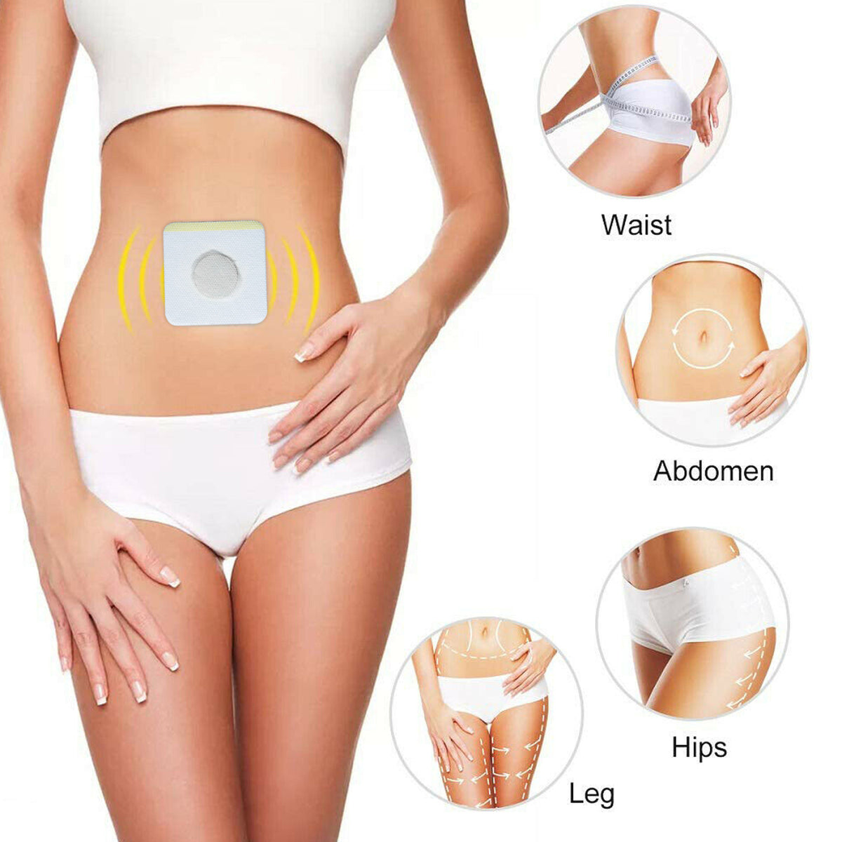 Mint Waist Patches for Convenient 12-Hour Daily Wear