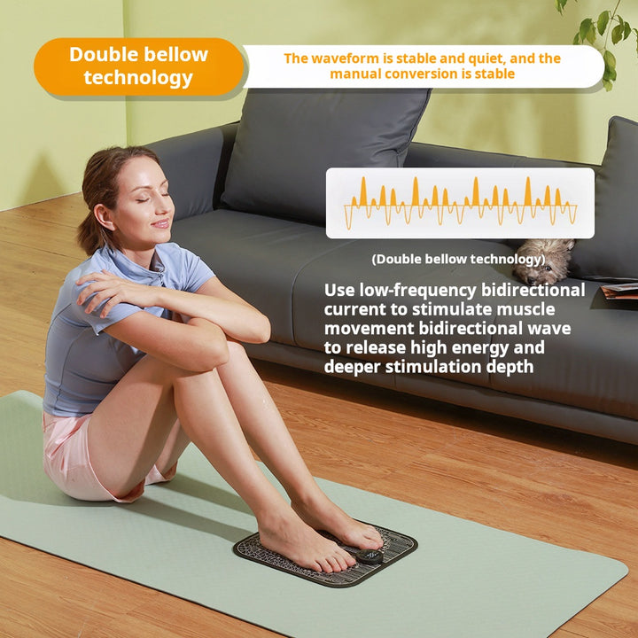 EMS Foot Massager Pad — Deep Muscle Relief with 39