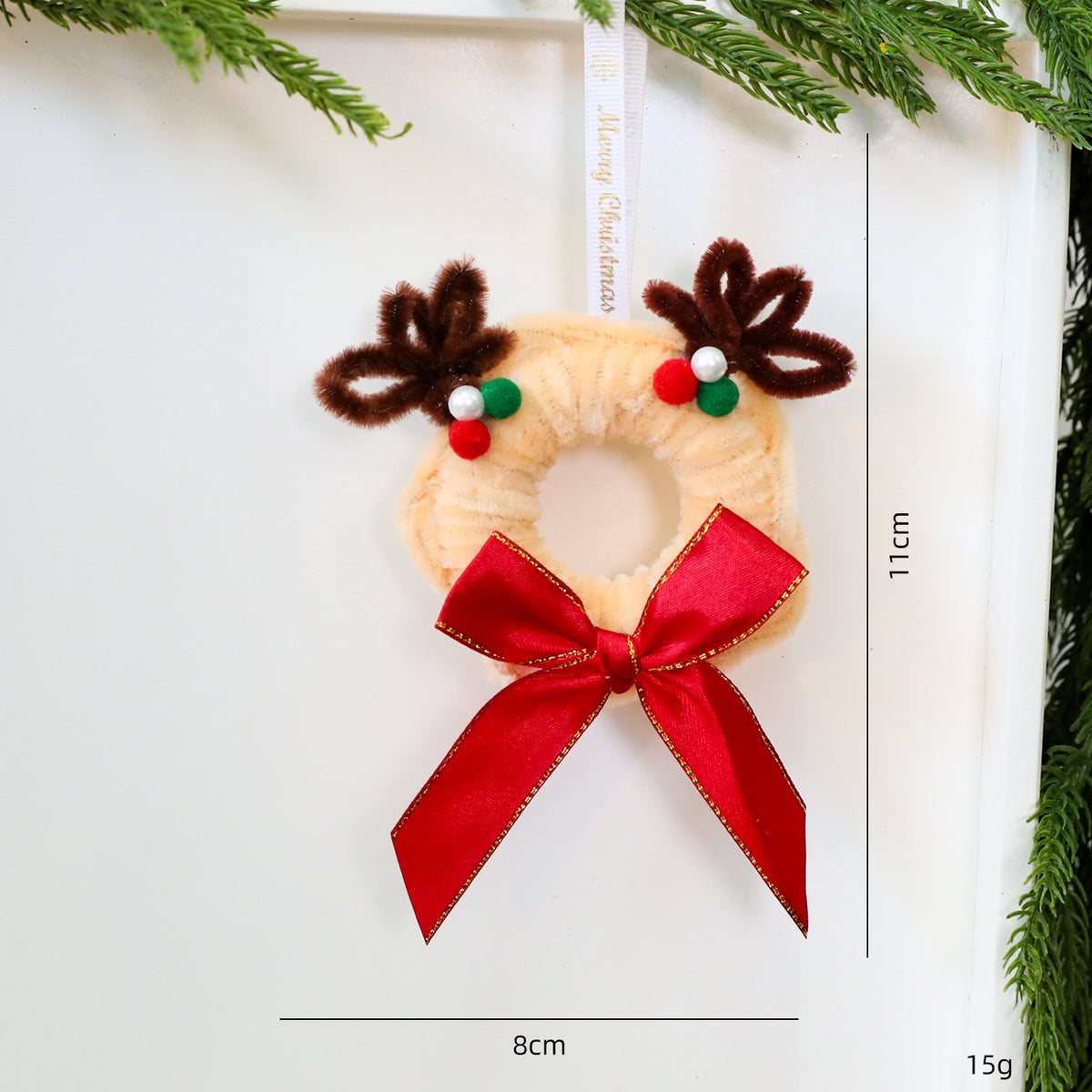 Christmas Wreath Ornaments for Festive Tree Decor