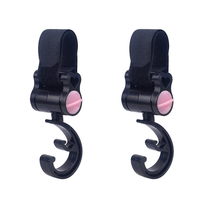 Baby Stroller Hooks For Easy, Secure Diaper Bag Access