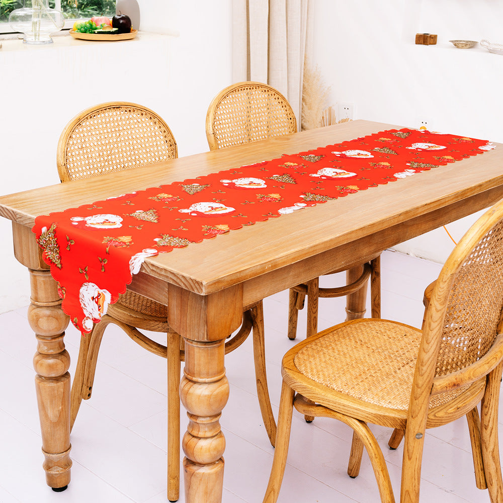 Christmas Table Runner | Festive Holiday Dining Decor