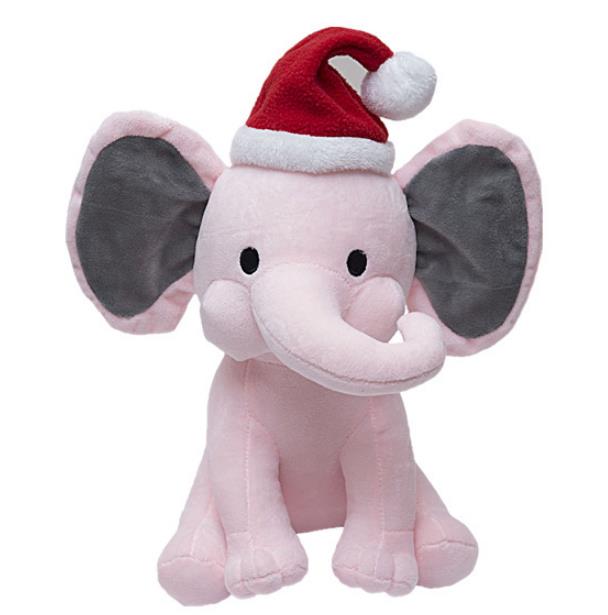 25cm Plush Elephant Toy for Cozy Holiday Room Comfort