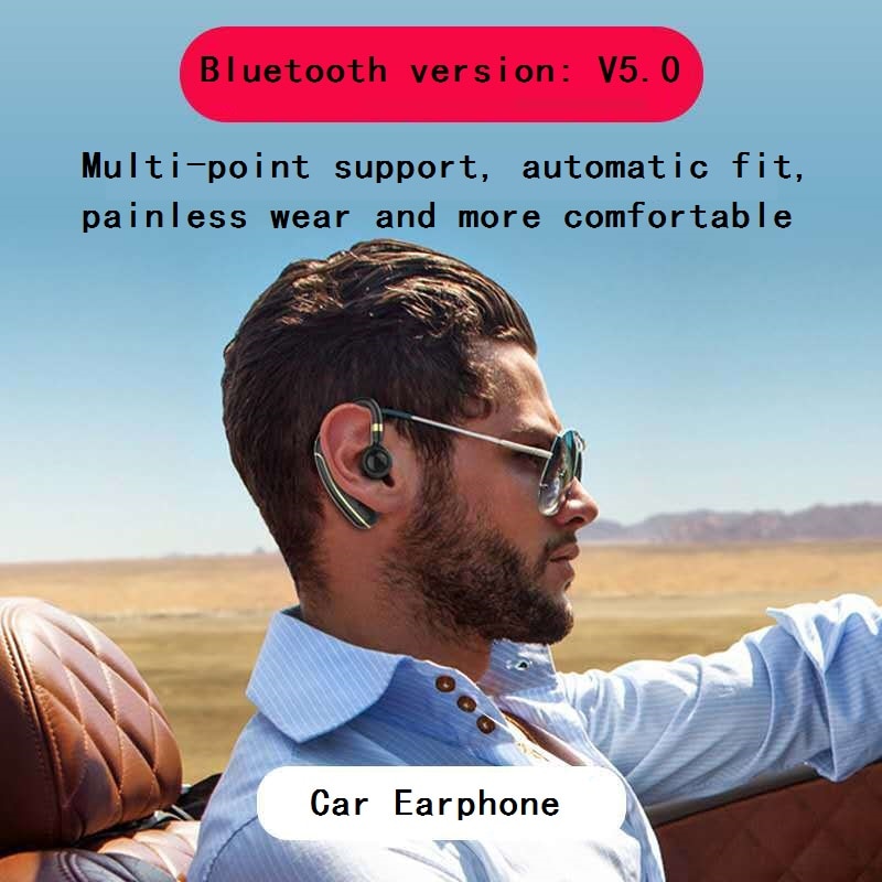 Bluetooth Headset With 30-Hour Talk and 60-Day Standby