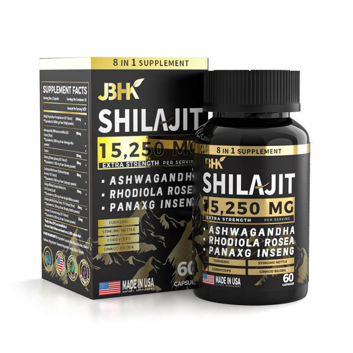 Shilajit 15,250 MG Extra Strength — 8-in-1 Adaptogen