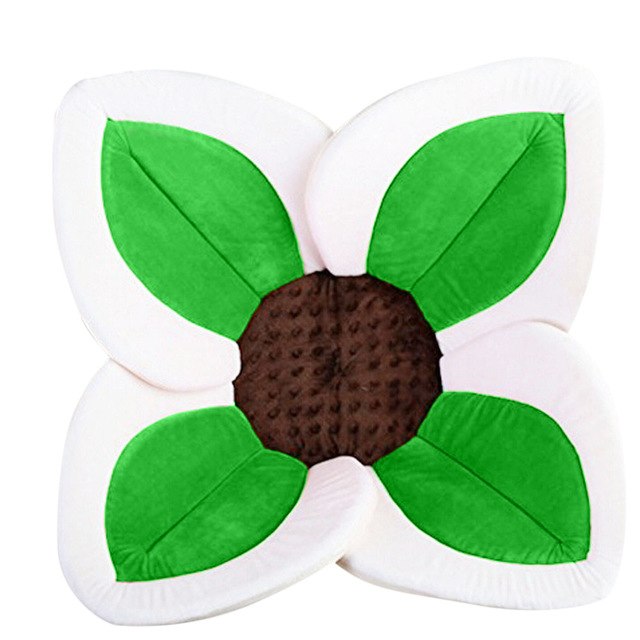 Blooming Flower Baby Bath Mat for Sink Newborn Support