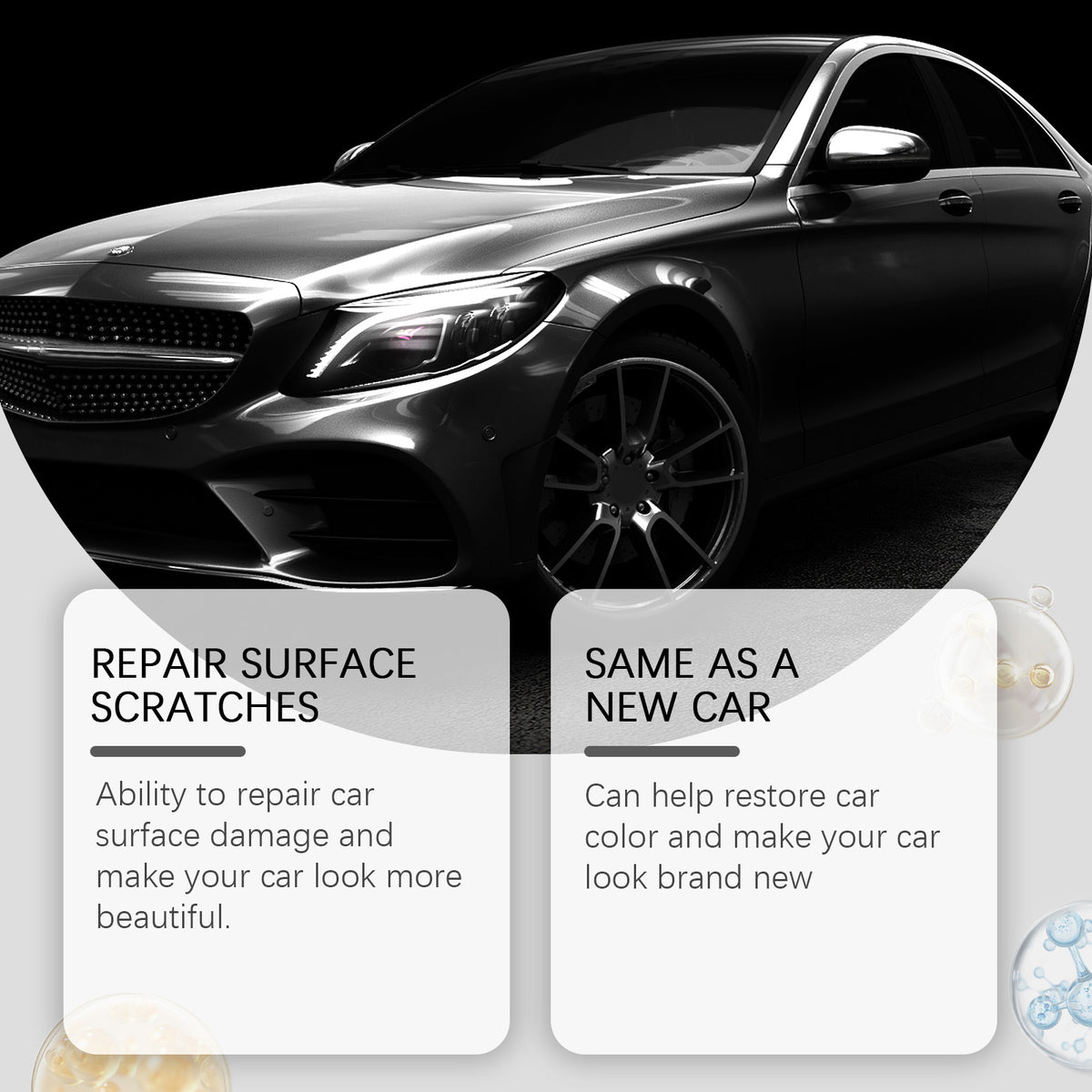 White Car Scratch Repair Pen - DIY Paint Touch Up