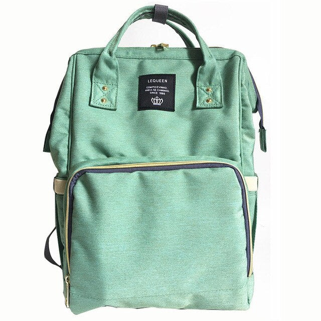 Large-Capacity Diaper Bag Backpack With Bottle Storage