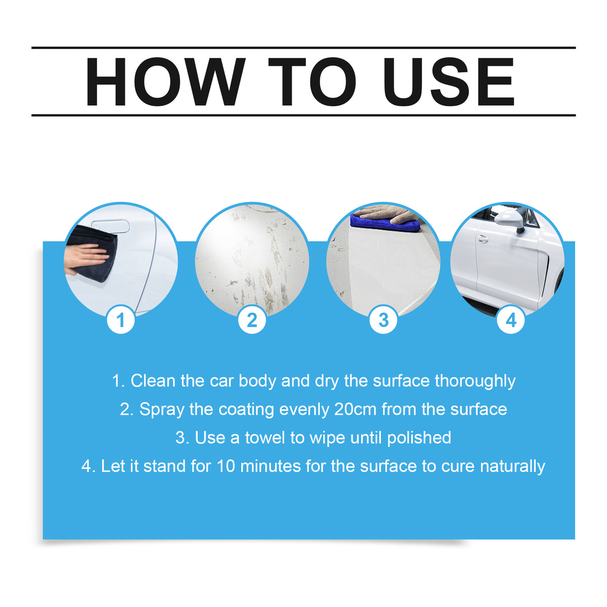 Automotive Coating Spray for Gloss & Stain Protection