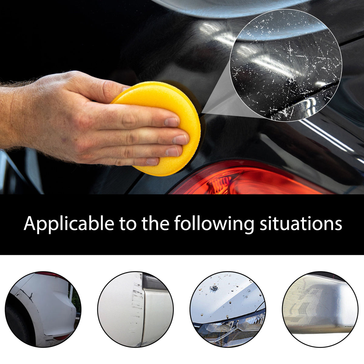 Car Scratch Remover Lotion for Paint Shine Restoration