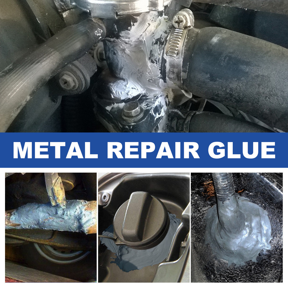 Metal Repair Glue for Cracks, Leaks and High-Heat Repairs