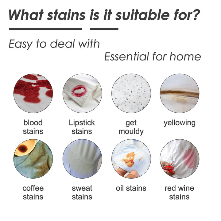 Bio-Enzyme Stain Remover Tablets for Stubborn Clothes