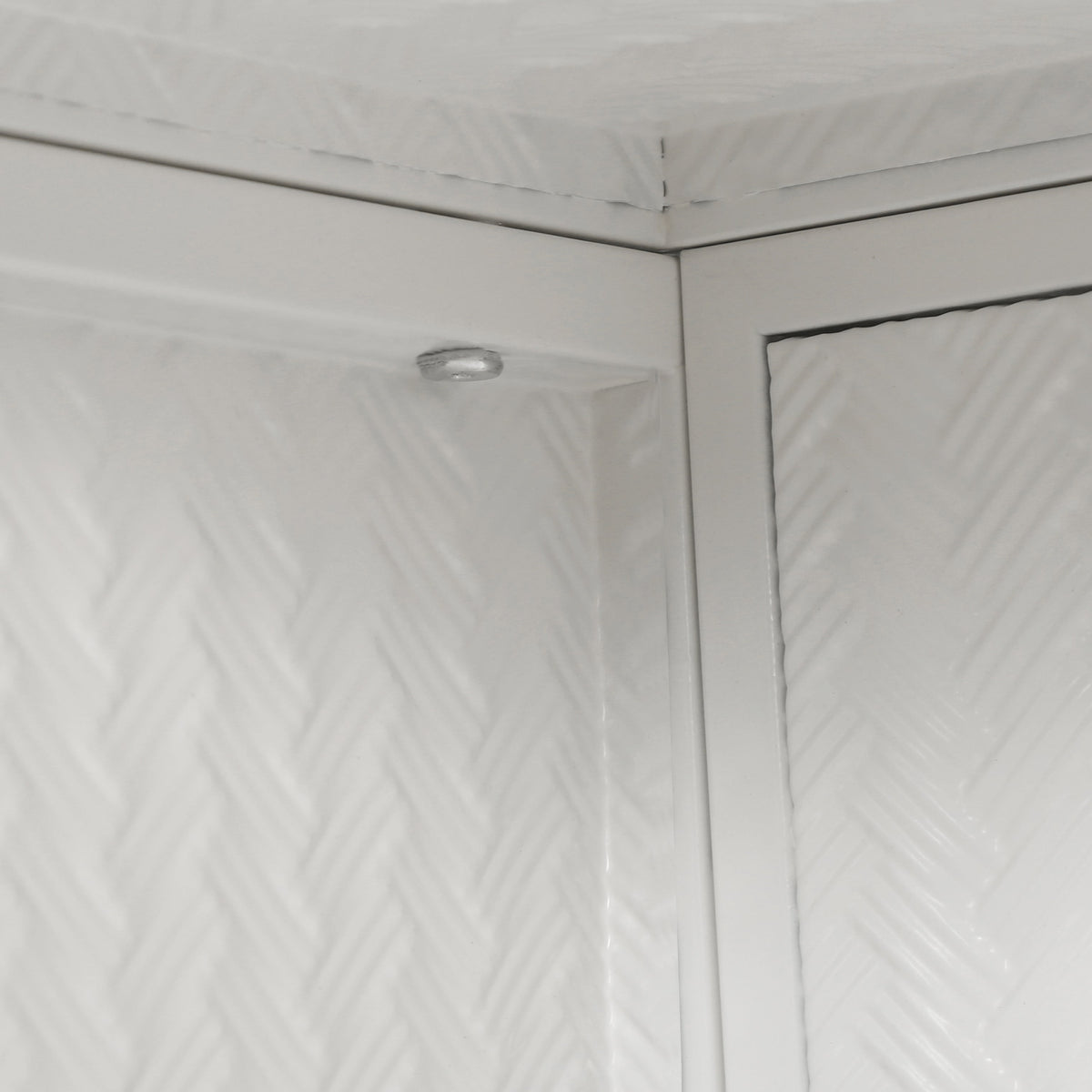 Bathroom Wall Cabinet with Glass Doors, Three Tiers