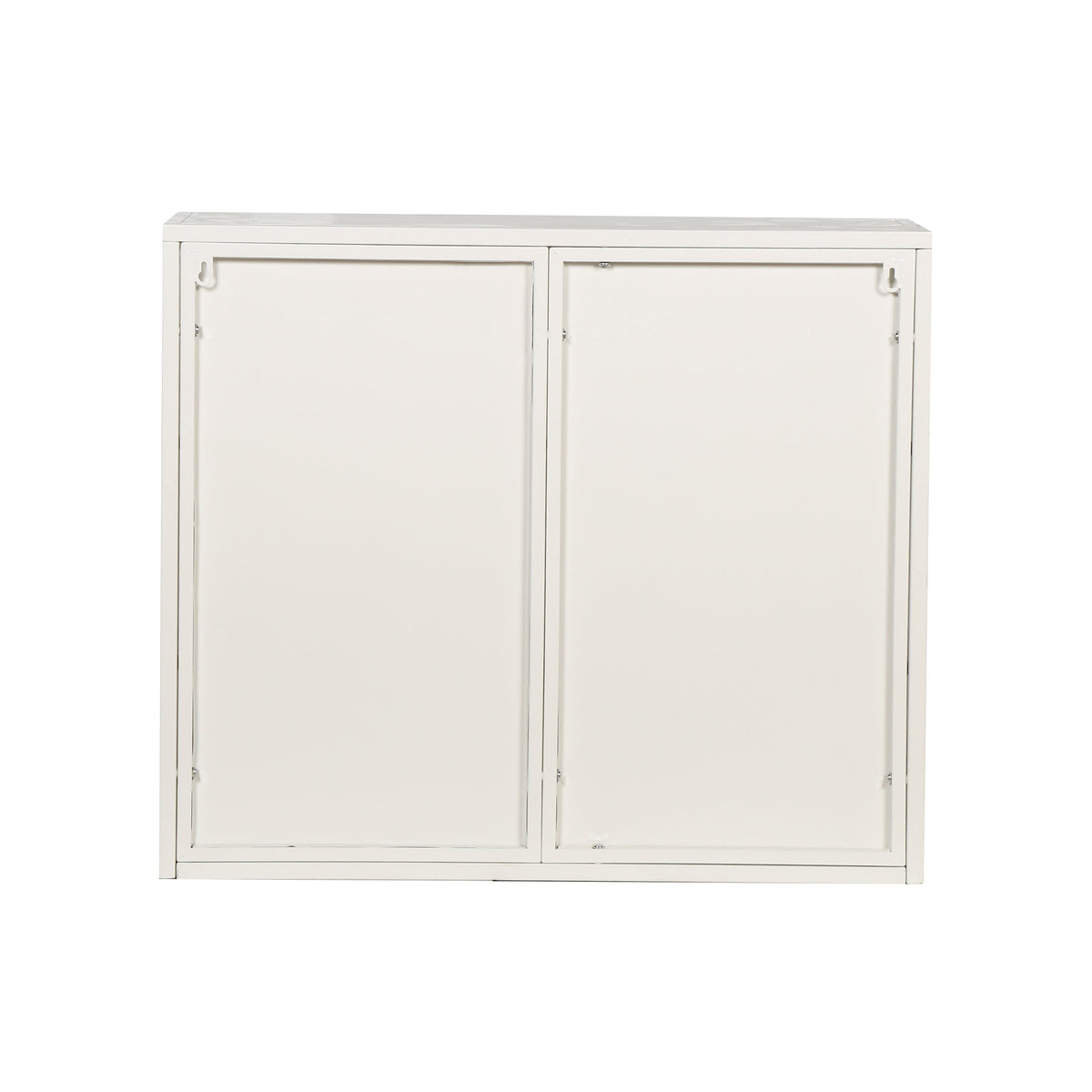 Fluted Glass Bathroom Wall Cabinet with Three Tiers