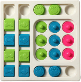 Interactive Dog Puzzle Feeder for Slower Treat Time
