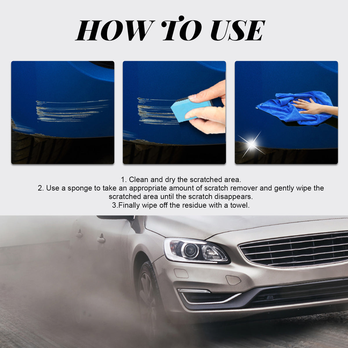 Car Scratch Remover for Light Paint Scratches and Marks