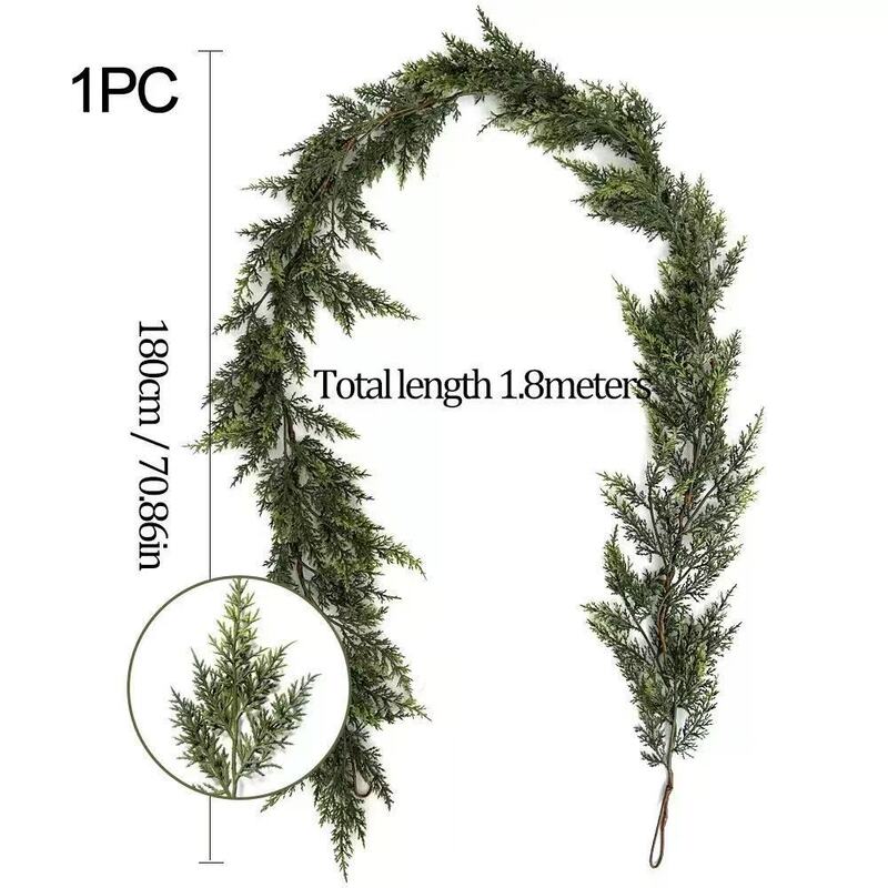 Artificial Cypress Wreath 275cm for Indoor Outdoor Decor