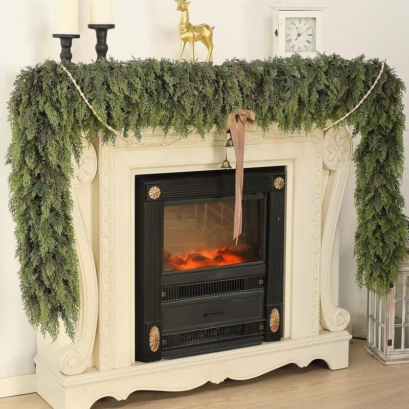 Artificial Cypress Wreath 275cm for Indoor Outdoor Decor