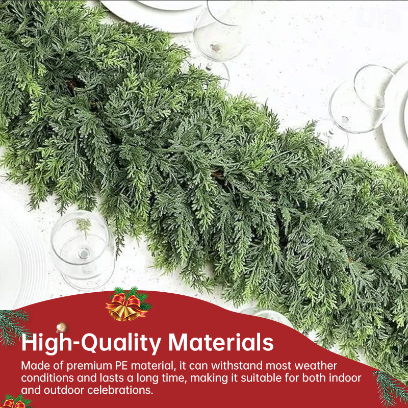 Artificial Cypress Wreath 275cm for Indoor Outdoor Decor