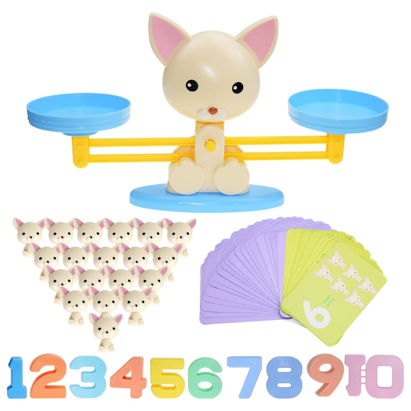Montessori Math Balance Scale for Hands-On Addition