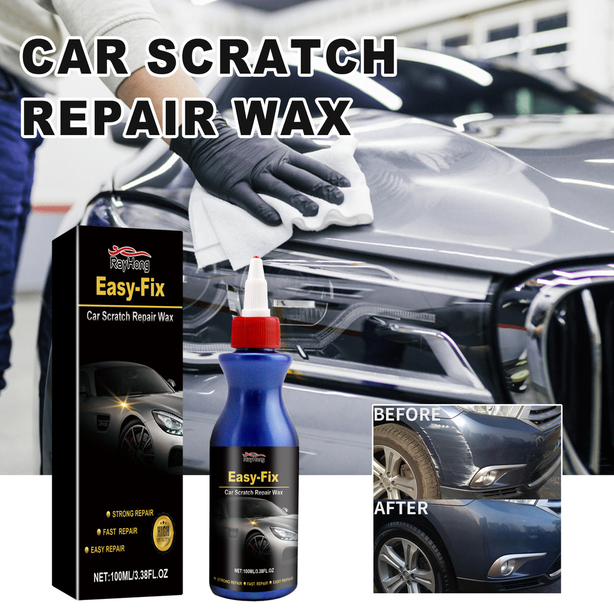 Car Scratch Repair Wax for a Fast, Polished Finish