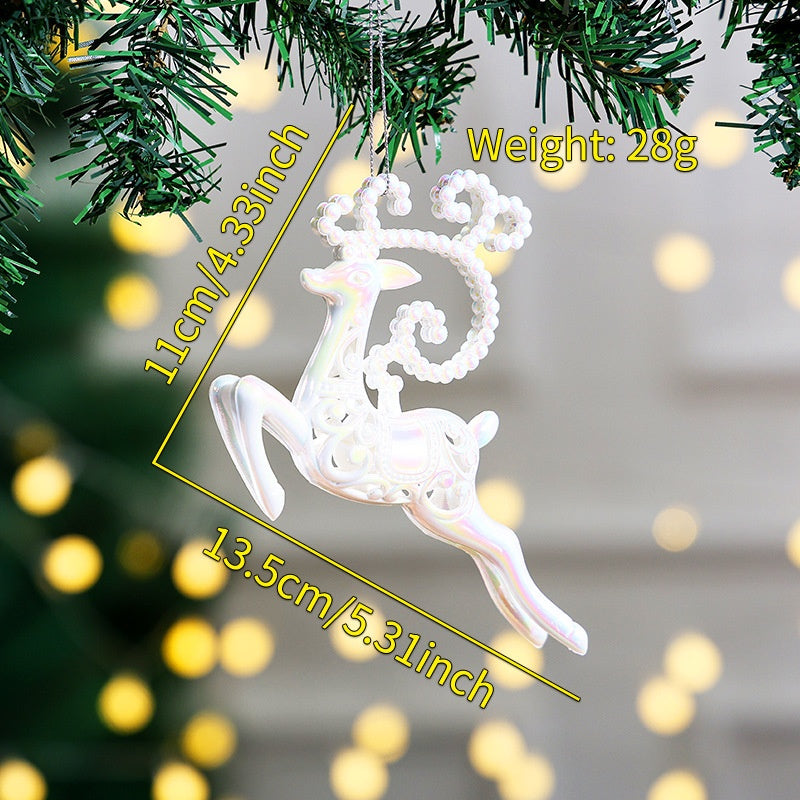 Transparent Acrylic Christmas Ornaments | Winter Sparkle